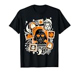 Star Wars Darth Vader And Ghosts Halloween Poster T-Shirt