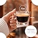 Imagen de Premium Moments Pack 6 Tazas Espresso 70 ml Cristal Templado Tazas Café Solo y Cortado