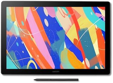 A close-up of the Wacom Pro Pen 3 being used on the 2.5K etched glass surface of the Cintiq 16 showing the precision of the line work.