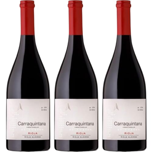Carraquintana de Amaren, vino tinto español con personalidad intensa y elegante, ideal para maridar con carnes, quesos curados y platos con carácter.| 3 botellas