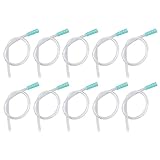 Einläufe für die Darmreinigung, 10 PVC-Silikonschläuche, Anus-Reinigungs-Einlaufschläuche, Ersatz für Einlaufschläuche, Einweg-Einlaufschläuche für eine Reibungslose Einführung