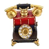 Ideale per molteplici luoghi: adatto per case, uffici, bar e ristoranti, fornisce un accento retrò, arredamento per telefoni vintage, statuetta decorativa per telefono