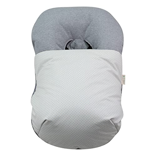 JYOKO Kids Universal Footmuff for Carriers and Carseats Blue Dots, COTON - Image 2