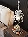 Mini Style Crystal Chandelier Pendant Light White,1-Light