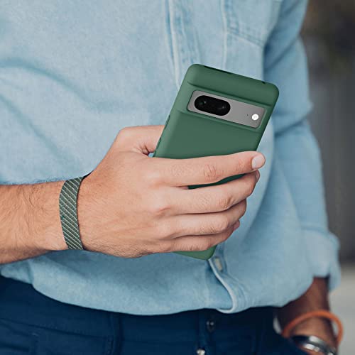 Case for Google Pixel 7 Phone Case, Soft-Touch, Shockproof, DustProof, Anti-skid Full Body Armour Phone Cover (Dark Green) - Image 4
