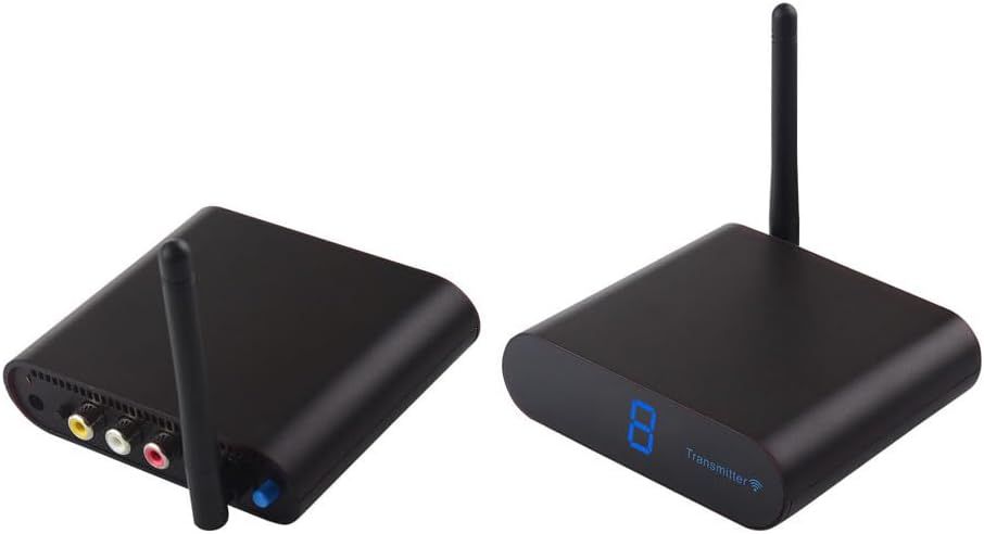 AV540 5.8G Wireless AV Transmitter Receiver Audio Video TV AV Signal Sender Receiver with IR Romote 400M /1330FT