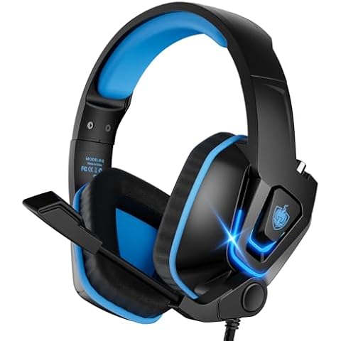 YOTMS PS5 Gaming Headset with Surround Sound Cover
