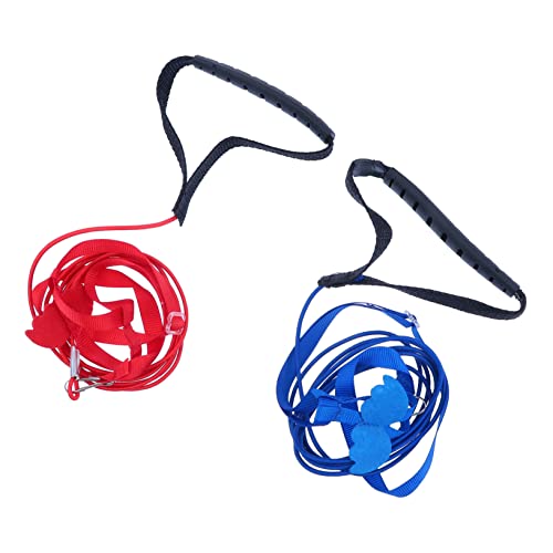BESTonZON 2Pcs Parrot Bird Harness Outdoor Flying Leash Training Tool Red Easy to Use for with Parrots and Birds