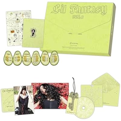 TWICE CHAEYOUNG - The 1st Album [LIL FANTAST vol.1] (Glimmer Ver.) Out Box + CD-R + Photobook + Interview Card + Folded Poster + Key Tag + Gift