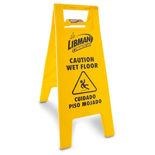 Panneau d'avertissement Libman double face avec languette抗 wind stable - 2
