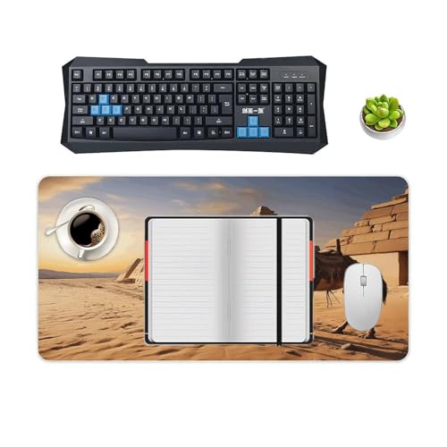 Mouse Pad grande de goma VstaDank estilo Egipto 60x30 cm miniatura 4