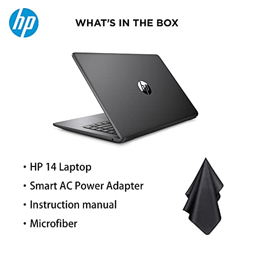 Image of Unknown Brand 2021 Premium 14-inch HD Laptop - Intel Dual-Core Processor Up to 2.6GHz - 4GB RAM - 64GB eMMC Storage - Webcam - Bluetooth - HDMI - Wi-Fi - Brilliant Black - Windows 11 (Renewed)