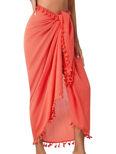 Image of QIANXIZHAN Women's Swimsuit Cover Up,Beach Sarong Wrap Bottom Coverup