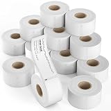 Dasher Products Address Labels Compatible with Dymo 30252 – 1-1/8'' x 3-1/2'', 12 rolls of 350 Label