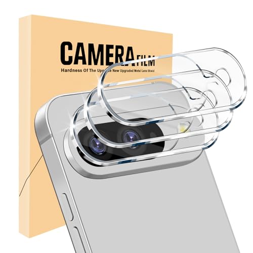 3 Pack for Google Pixel 9 Camera Lens Protector Tempered Glass 9 Hardness Anti-Scratch High Definition Camera Screen Protector for Pixel 9