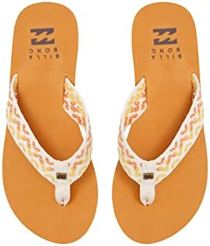 Billabong Women's Baja Flip-Flop, White Multi, 10 | Image 4