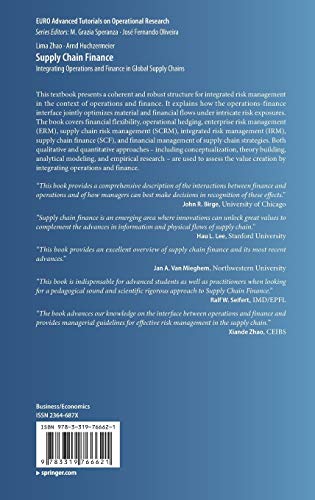 Supply Chain Finance: Integrating Operations and Finance in Global Supply Chains