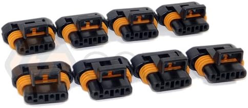 8x Connector 4-way 4 pin for O2 Sensor PT2691 w/out wire