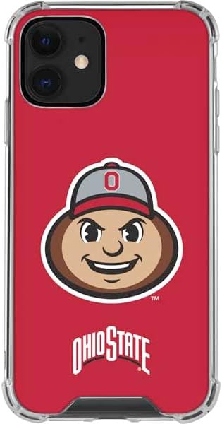 Skinit Clear Phone Case Compatible with iPhone 12 - Officially Licensed Ohio State University The Ohio State Buckeyes Design
