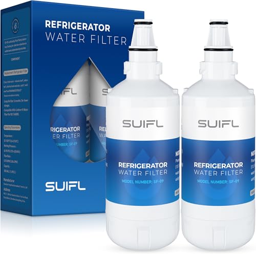 Suifl 7440000 Liebherr Water Filter Replacement Compatible with Liebherr 7440000 744000200 7440002 Biofresh ICB5160IM MF3651 CB7790IM SRB5290 Reduce Chlorine & Bad Taste 2 Pack