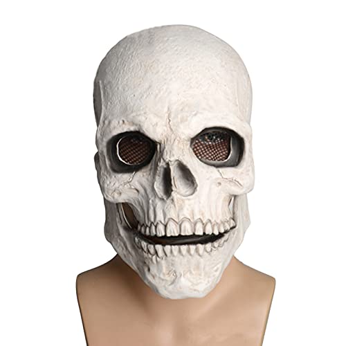 Venbin Halloween Scary Decorative Masks, Full-Face Horror Skull Spoof Mask Terror Ghost Devil Mask Dance Party Costume Cosplay Prop #TOP4