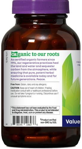 Oregon's Wild Harvest Organic Ashwagandha Non-GMO Herbal Supplements for Stress Relief, Immune Support, Balanced Energy Levels & Mood Support, 180 Count - Image 3