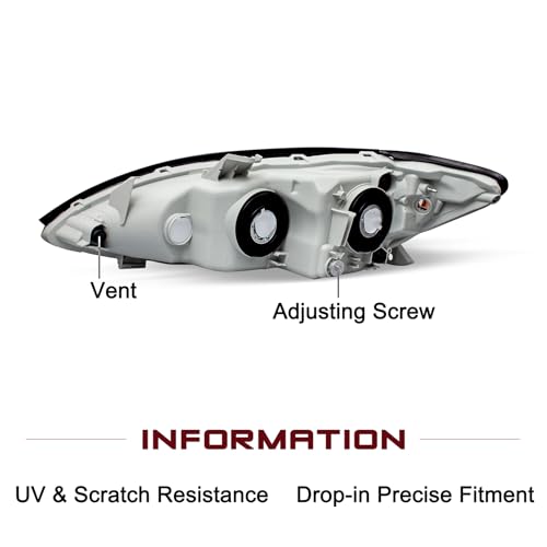 Image of JSBOYAT Headlight Assembly Fits for 2005 2006 Toyota Camry LE XLE SE