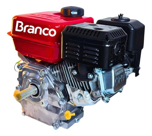 Motor Branco Combustão Monocilíndrico 5hp C/Alerta De Óleo
