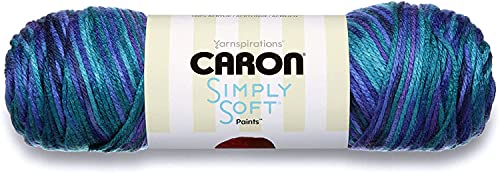 Image of Caron Simply Soft Oceana Paints Yarn - 3 Pack of 141g /5oz - Acrylic - 4 Medium (Worsted) - 235 Yards - Knitting /Crochet