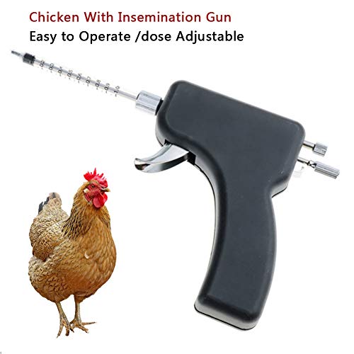 D&F 1ML Chicken Artificial Insemination Equipment Duck Poultry Farming Tools,Adjustable Continuous Infusion Gun for Animal
