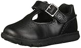 Stride Rite baby girls Srt Nell Mary Jane Flat, Black, 4 Toddler US
