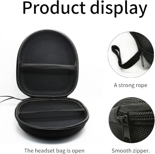 Image of M.G.R.J Portable Carrying Case Cover for Bose New QuietComfort Ultra /Bose Noise Cancelling 700 Wireless Noise Cancelling Headphones (Hard|EVA|Black)
