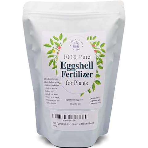 U.S.A. Eggshell Fertilizer Powder, 1 Pound, for Tomato Plants, Orchids, Calcium Magnesium Phosphorus Powder for Indoor and Outdoor Flowers and Plants (1 Pound) Cover