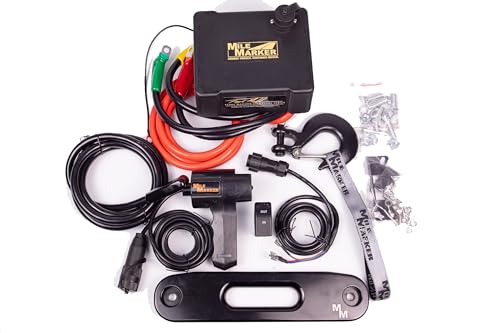 MILE MARKER TM-10K Terry Madden Winch con cuerda sintética miniatura 6