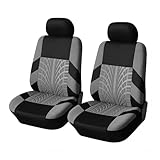 【Installazione e pulizia facili】 Il semplice design slip-on con ganci metallici inclusi consente un'installazione sicura e rapida in pochi minuti. Queste protezioni sono lavabili, permettendoti di mantenere un interno dell'auto pulito senza sforzo utilizzando questo set di cuscini per sedili antiscivolo.