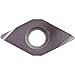 Kyocera DCET 21505LFSF PR930 Grade PVD Carbide, 55 Degree Diamond, Positive Rake Angle, Left-Hand Turning Insert for Light Interruption and Finishing in Steel and Stainless Steel (10 pcs)