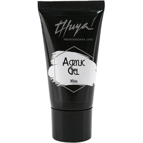 THUYA Acrylic Gel Blanc 30 g, Noir, Estandar