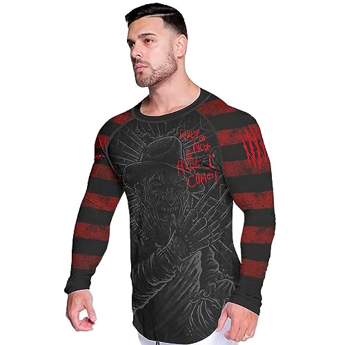Men's Rash Guard Shirts Super Lightweight Fabric, BJJ Rash Guards for Men Long Sleeve No Lives Matter Jason Voorhees - XL4