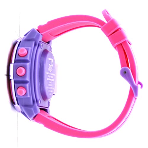Accutime Kids Nickelodeon JoJo Siwa Purple & Pink Digital LCD Quartz Wrist Watch with Flashlight, Pink Strap for Girls, Boys, Kids (Model: JOJ4375AZ)2