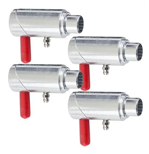 Pasador de émbolo con bloqueo de resorte de remolque de 3/4 de pulgada Mytee Products pack de 4 unidades