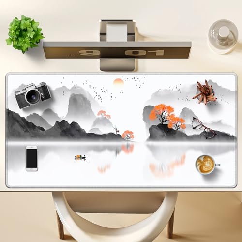 Tapis de bureau multifonction LL-COEUR grand format 120x60 cm et fluide - 3