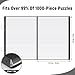 Puzzle Storage Folder for 1000 500 Pieces with 24 Sheets/48 Puzzles, Large Capacity Portable Puzzle Album to Store Finished Puzzles