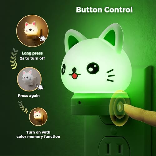 LOHAS 3D Animal Plug-In LED Night Light (8-Color RGB + 3000K Soft White): 1-Pack - image 4