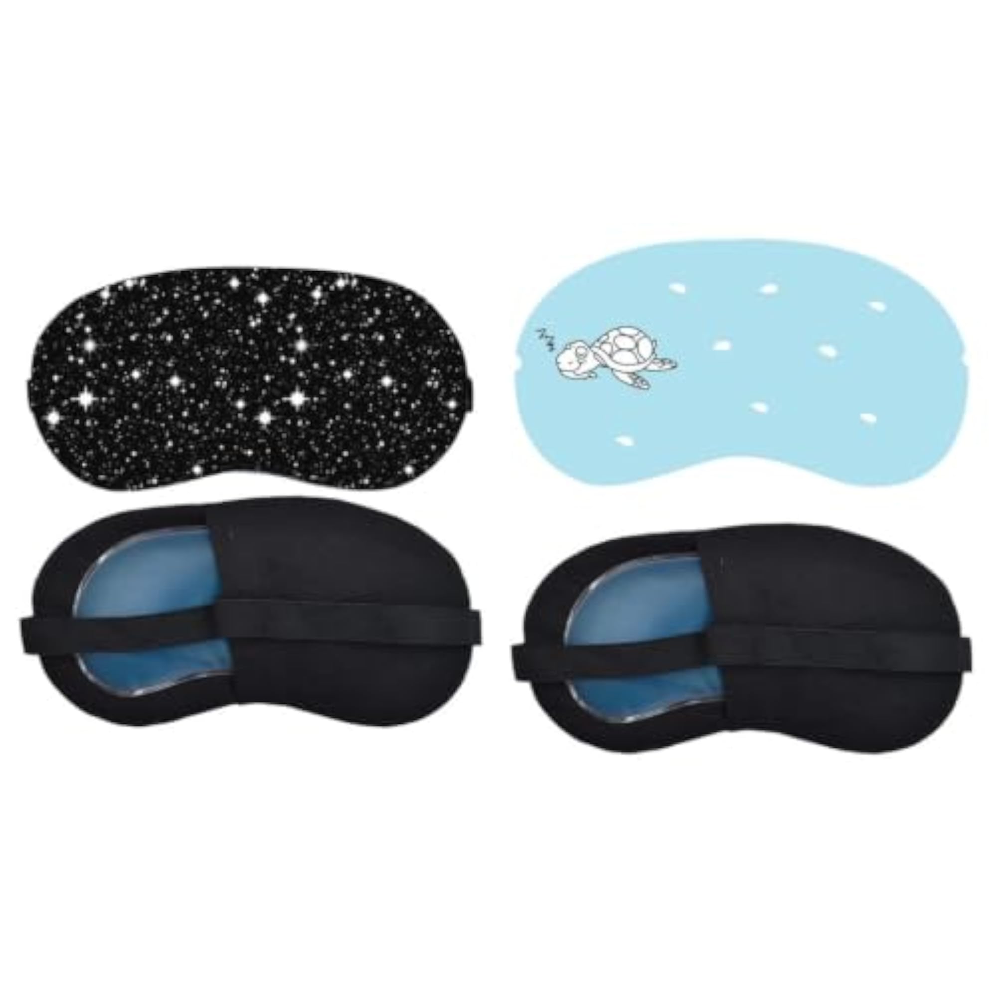 Starry Night Sky Minimal Fish Sky Sleeping Mask Combo