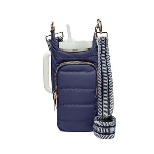 WanderFull Original HydroBag HANDLETM Zipper Slot for Handle, Hands-Free Crossbody Water Bottle Holder & Tumbler Accessories