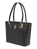 Materiale interno: Poliestere Guess , Noelle Elite Tote Donna, Nero, Taglia unica