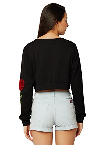 Image of Miss Chase Women's Cotton Regular Fit Crop Top