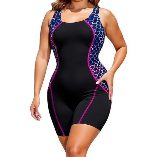 Burkini femme maillot de bain shorty pour nager sans complexe