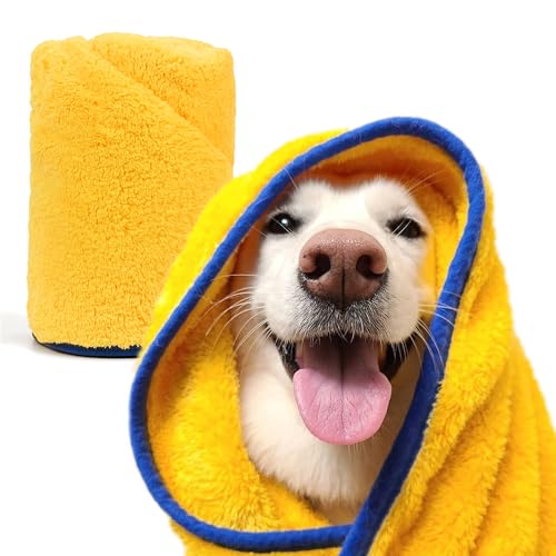 Image of PETHROOM Ultra Absorbent Pet Towel | Quick-Drying, Soft Microfiber Dog & Cat Bath Towel | Lightweight, Durable, Fast Water-Soaking | Ideal for All Breeds (Large) 23.6 inch x 47.2 inch