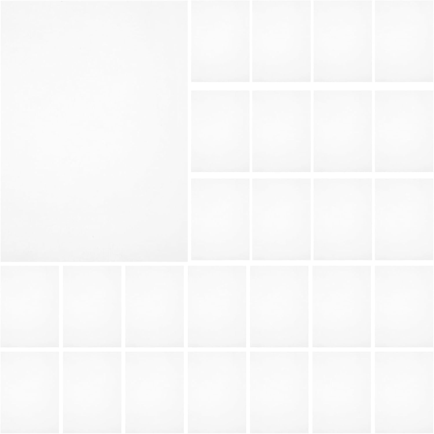 WOONEKY 100pcs A4 Artist Tracing Paper Sheets Translucent Sketch Drawing Paper for Animation Calligraphy and Drafting